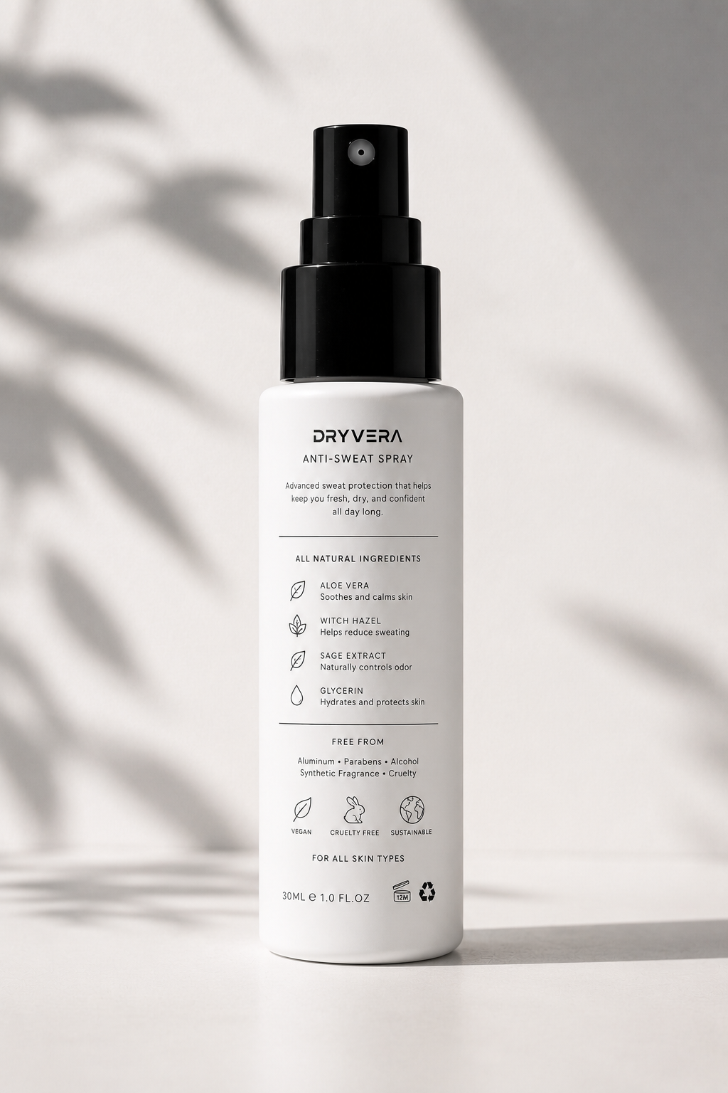 Dryvera™ Clinical Anti-Sweat Spray